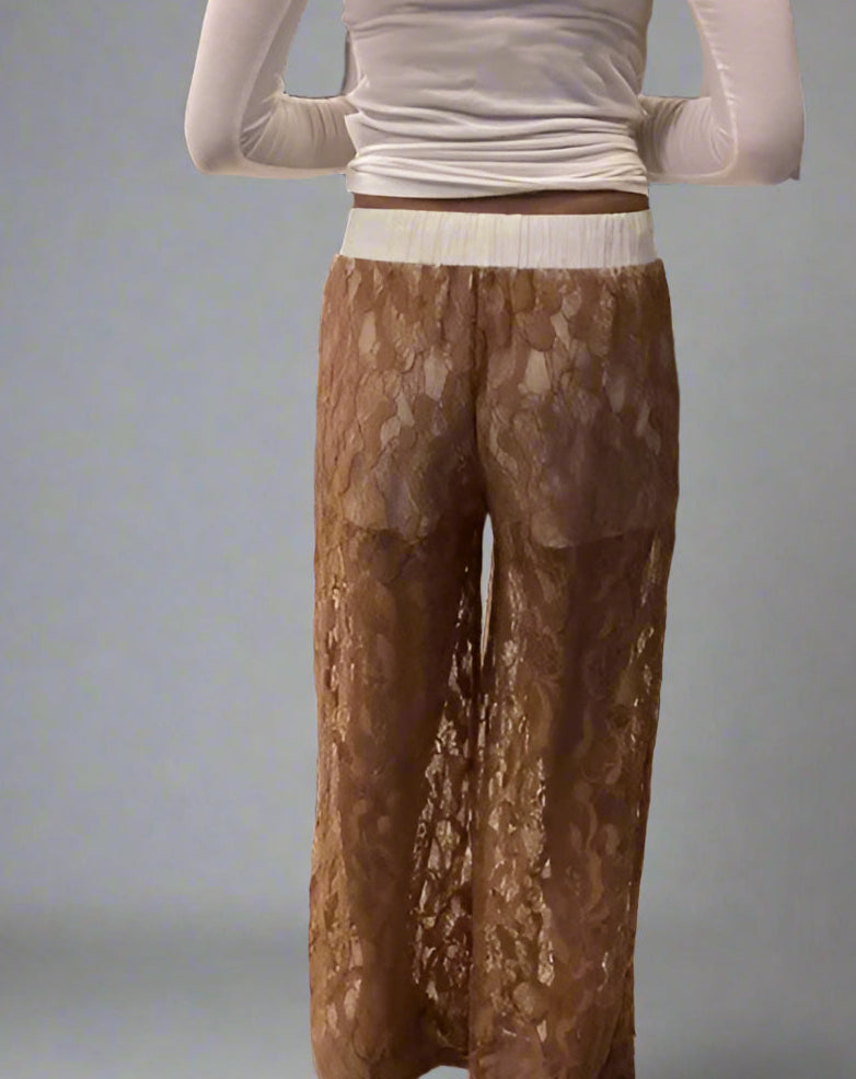LACE SHEER PANTS