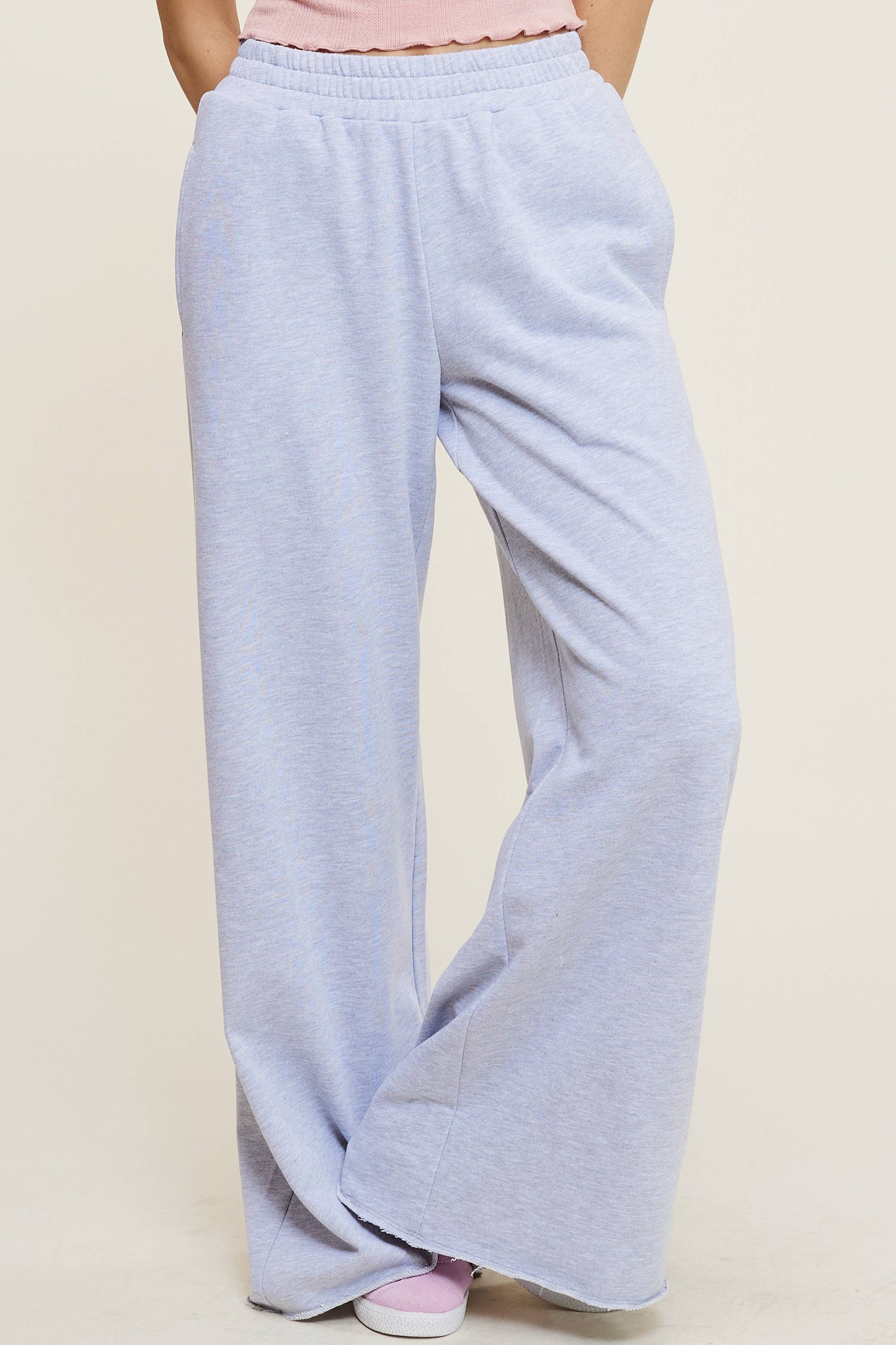 WIDE LEG SWEATPANTS