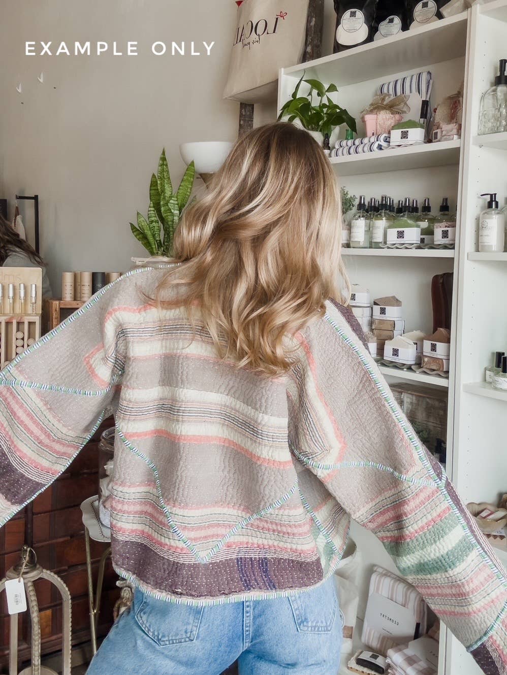 Blanket Coat | Kantha Quilted Bomber Jacket | Patchwork Coat