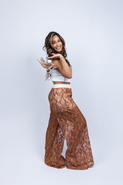 LACE SHEER PANTS